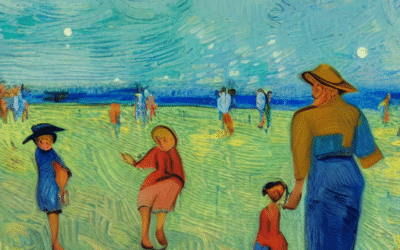 La imagen debe ilustrar los deberes y expectativas de los padres durante la participación de los niños en los campos de actividad de verano.