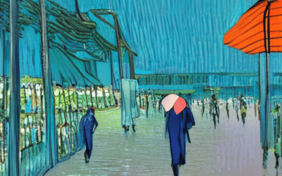 Los paraguas translúcidos se han convertido en una parte única de la cultura japonesa