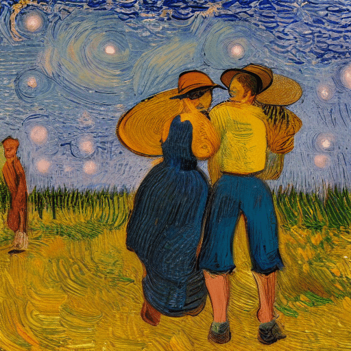 La imagen debe representar a una pareja que participa en una interacción alentadora