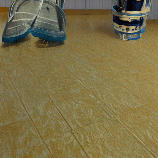 Para crear un suelo brillante utilizando sólo una tapa de suavizado